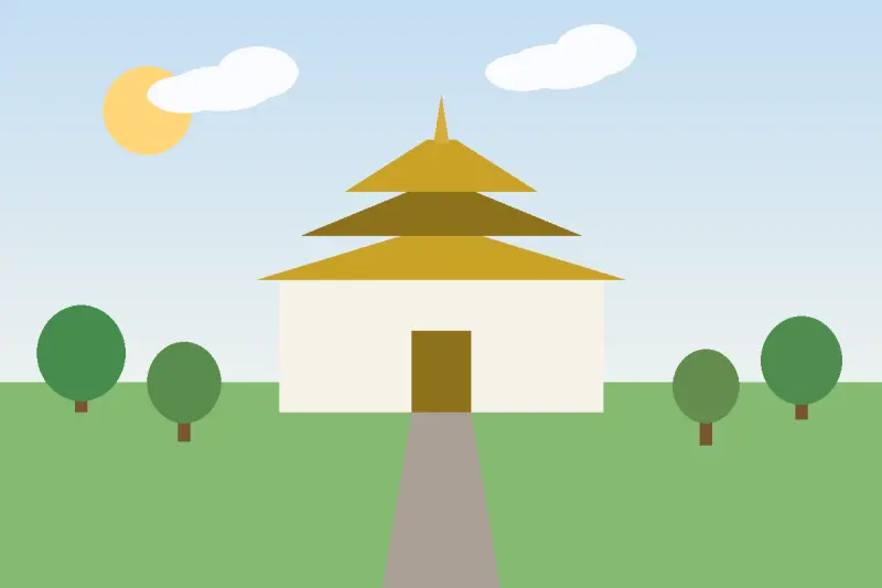ภาพประกอบ: อาคารวัดสุขใจวนาราม